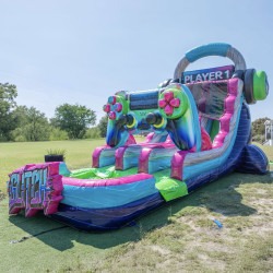 18ft Glitch Gamer Waterslide - Dual Lane Glitch2018ft20FrontRight 1760032533 18ft Glitch Gamer Waterslide - Dual Lane